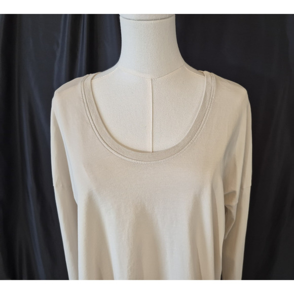 Vetta Womens Convertible Tee Top in Vintage Cream XS - Picture 4 of 9